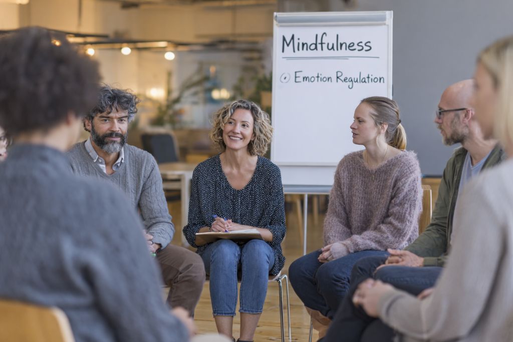 DBT group therapy session in Columbus Ohio outpatient program